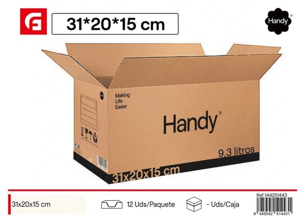 Caja de cartón 31*20*15CM, materiales de embalaje