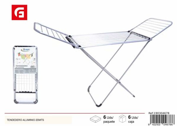 tendedero de aluminio 20m - Accesorios para limpieza