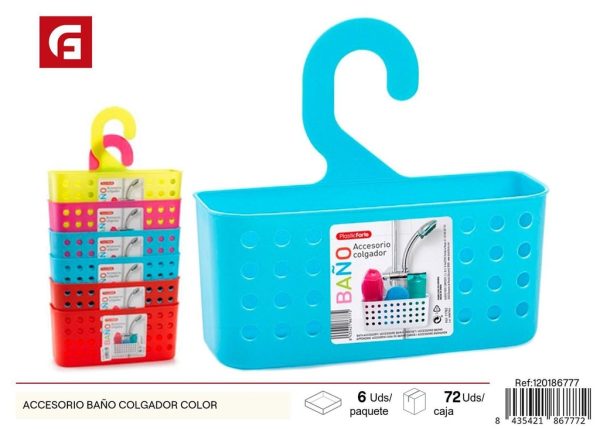Accesorio baño colgador color para organización y almacenamiento