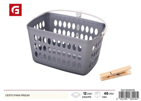 Cesto para pinzas de ropa - Accesorios del hogar