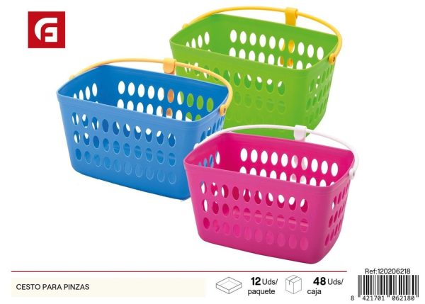 Cesto para pinzas de ropa - Accesorios del hogar - Imagen 2