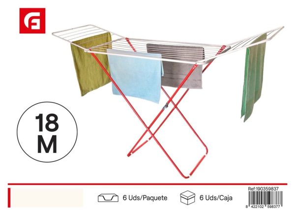 Tendederos 18 m - Herramientas de limpieza