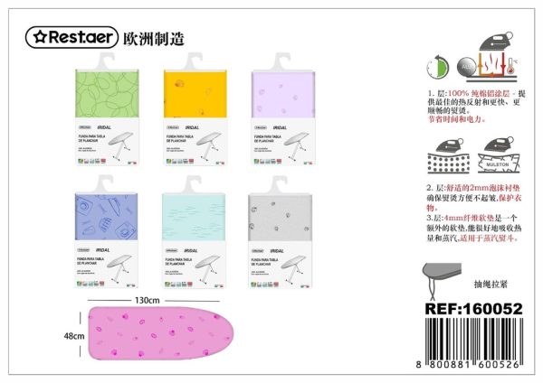 Funda para tabla de planchar de 130*48 cm - Accesorios para el hogar
