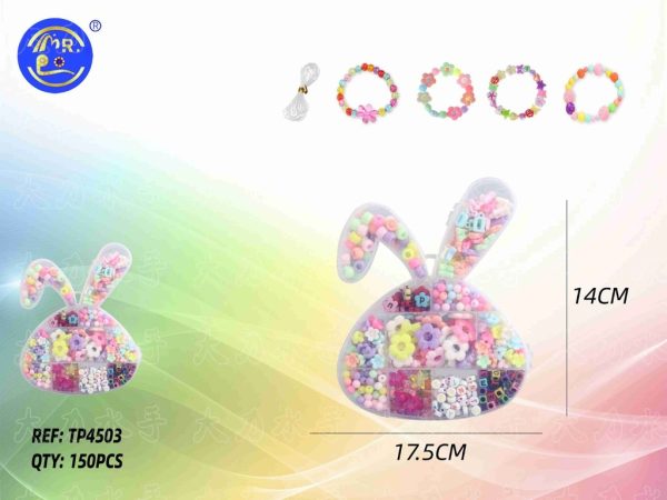 Accesorios para pulseras conejito de orejas caídas 16,5x13,5cm - Manualidades