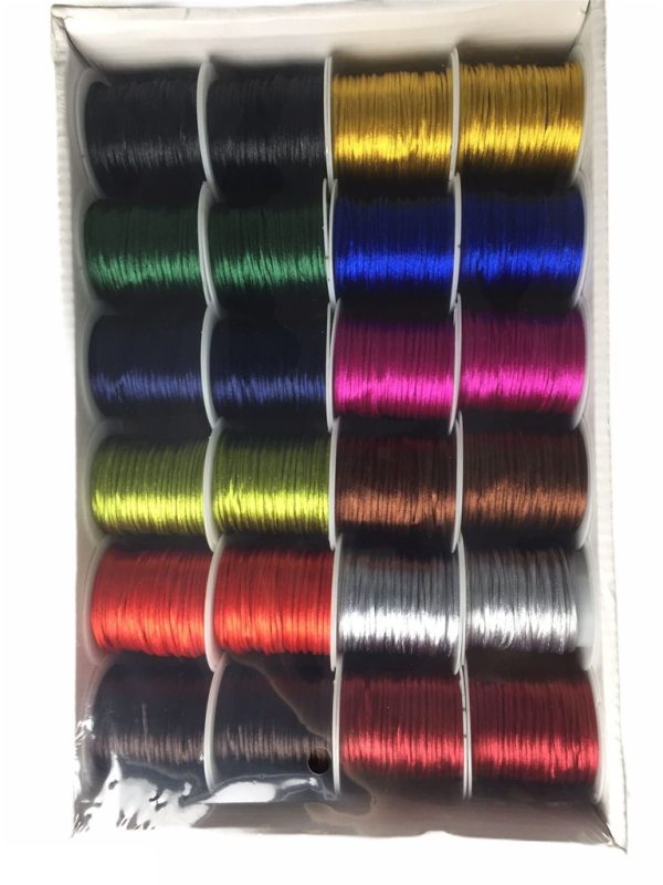Cola ratón fino color 5m 24/u 25476-2 NB - Accesorios manualidades