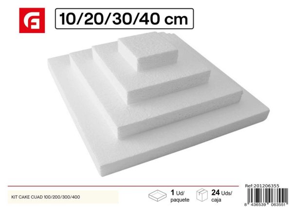 KIT CAKE CUAD 100/200/300/400 - Manualidades