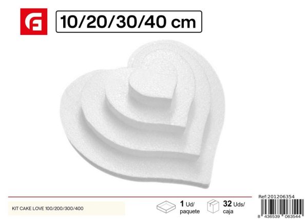 KIT CAKE LOVE 100/200/300/400 - Manualidades