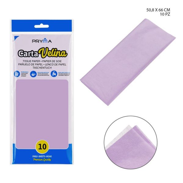 papel para camisetas de 50x66 cm, 10 piezas, lila - Material para manualidades