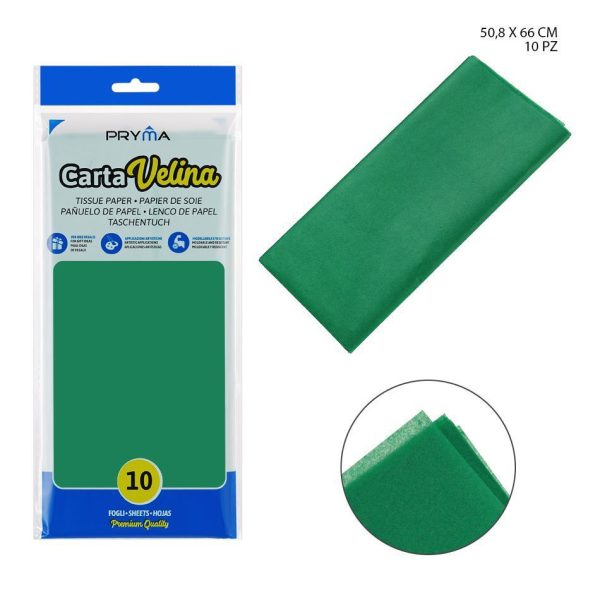papel para camisetas de 50x66 cm, 10 piezas, verde oscuro - Material para manualidades
