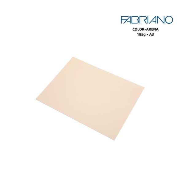 Cartulina Fabriano color arena 185g A3 para manualidades