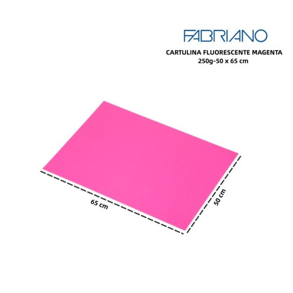 Cartulina fosforescente magenta - Material colorido para manualidades