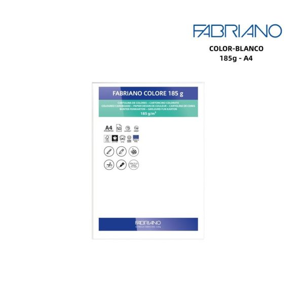 Fabriano papel A4 185g blanco