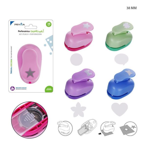 Perforador de figuras especiales 38 mm - Utensilios de manualidades