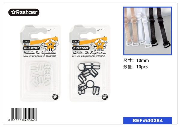 Ganchos de sujetador 10MM*2pcs, mercería