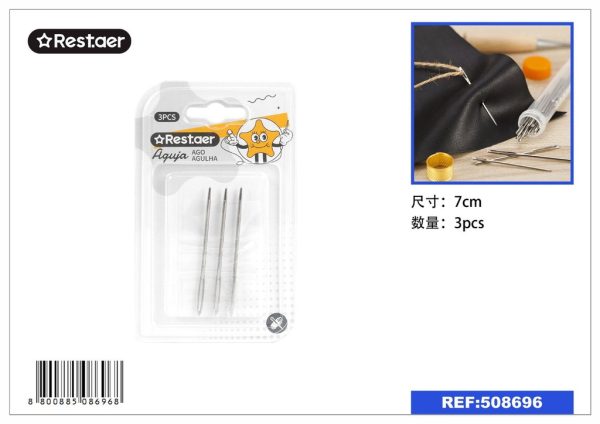 Agujas 3pcs - Accesorios de costura