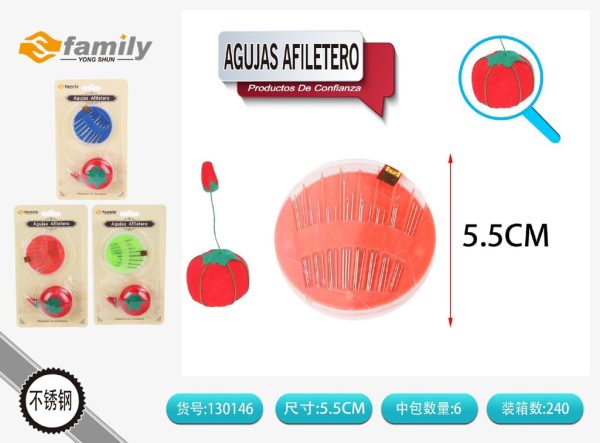 Agujas alfiletero - Herramientas para costura y manualidades