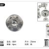 Broches de presión (25 mm) (4 piezas) - Accesorios de mercería - Imagen 2