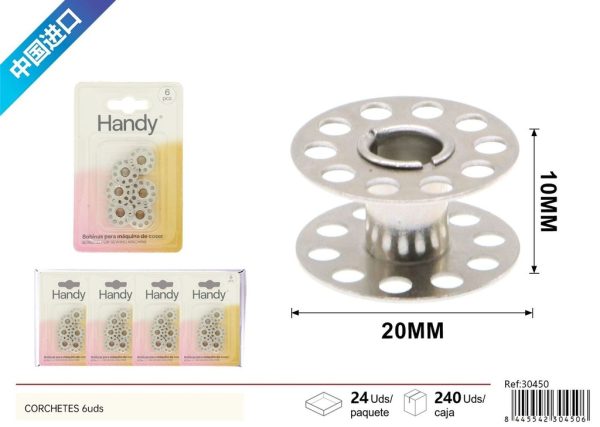 Carrete de hilo 6 pcs - Accesorios de costura y materiales