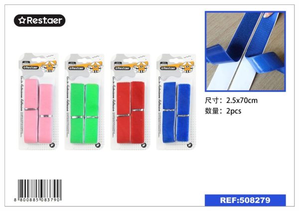 Cinta autoadhesiva con pegamento colorido 2.5*70 cm 2 pcs - Accesorios de costura