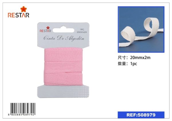 Cinta de algodón 20MM*2M - Material de costura