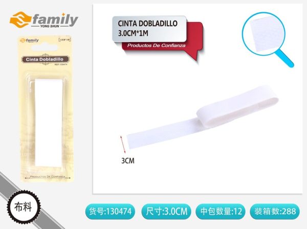 Cinta de doblez de 3.0 cm*1m - Artículos de costura