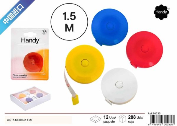 Cinta métrica 1.5m - Accesorios de costura - Imagen 2