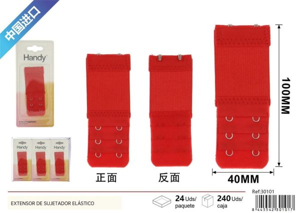 Corchete de sujetador rojo - Material de costura