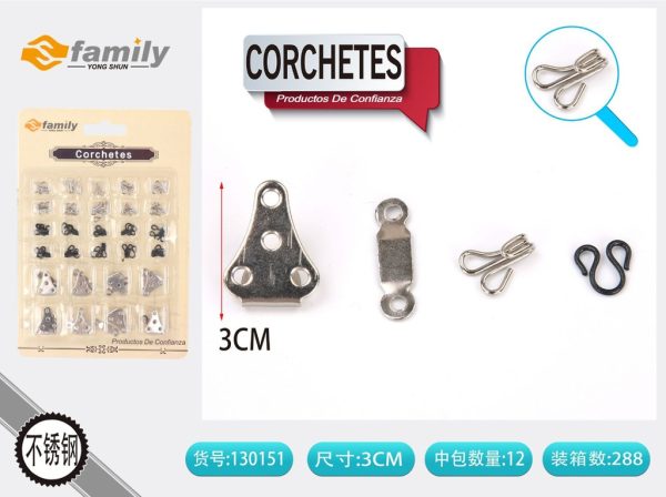 Corrente de ganchos - Accesorios de costura