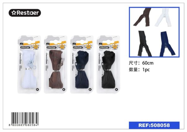 Cremallera de 60 cm - Accesorios de mercería