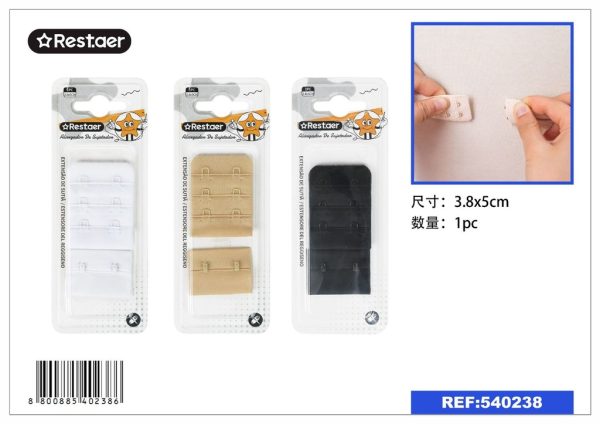 Extensor de sujetador (2 filas x 3 columnas) 38 mm x 5 cm - Accesorios de lencería
