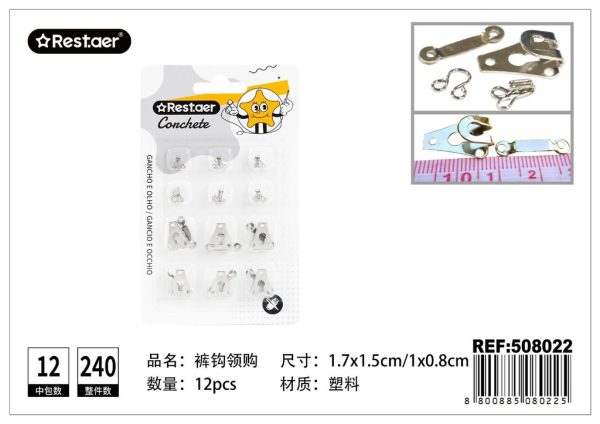 Herrajes de maletín negro 2 x 4.5 cm (2 pcs) - Accesorios de costura