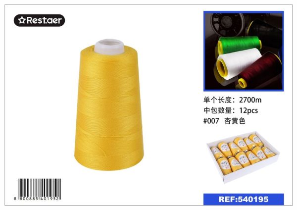 Hilo de 2700 metros - Color amarillo melocotón