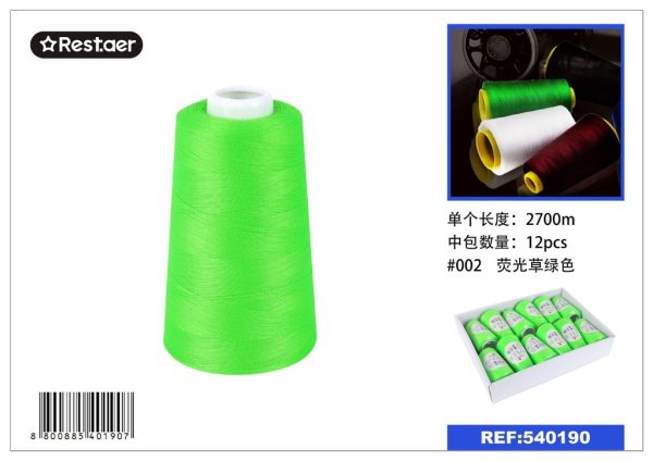 Hilo de 2700 metros - Color verde pasto fosforescente