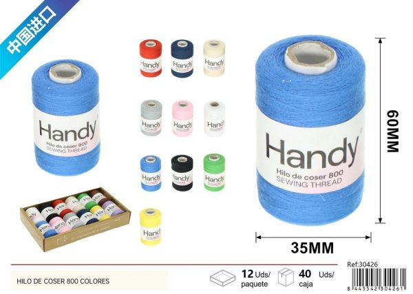 Hilo de coser colores 800y - Accesorios de costura y material