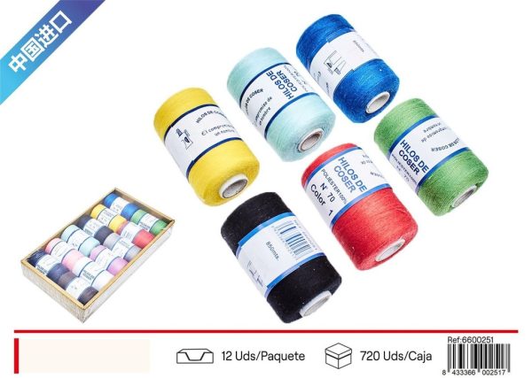 Hilo de coser de colores - Accesorios de costura