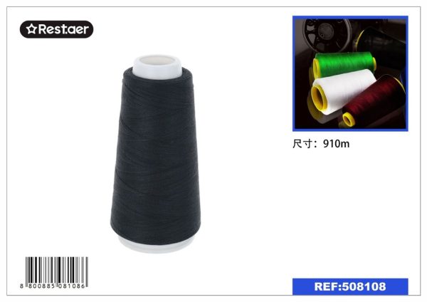 Hilo negro 910 metros - Accesorios de costura