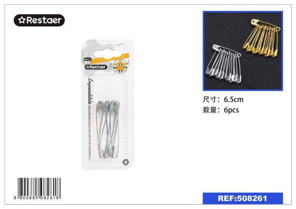Imperdible 6 pcs x 6.5 cm - Insumos de costura