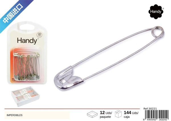 Imperdibles color 4# - Material de costura y alfileres
