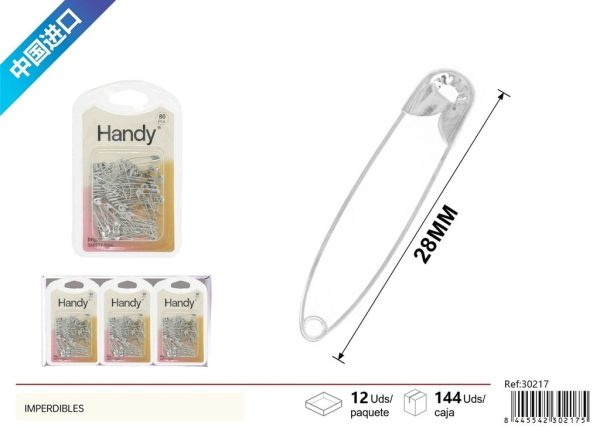Imperdibles negros 000# - Accesorios de costura y seguridad