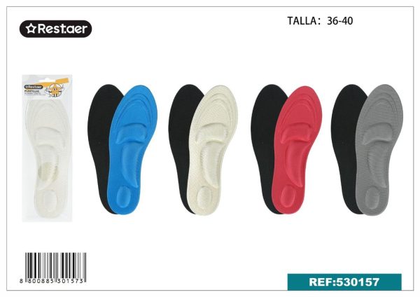 Plantilla de 4D para mujer - Accesorios de calzado y confort