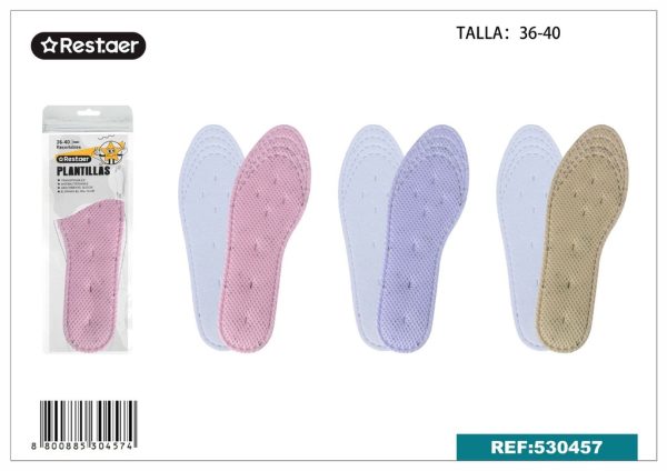 Plantilla para zapatos con aroma a té (mujer) para calzado