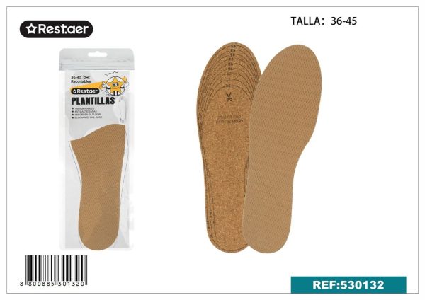 Plantillas de corcho sin tejido - Plantillas y soporte para calzado
