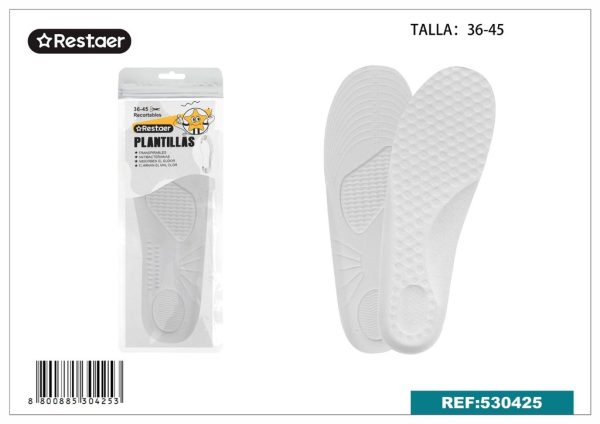 Plantillas de espuma para calzado 29*9CM - Accesorios de mercería