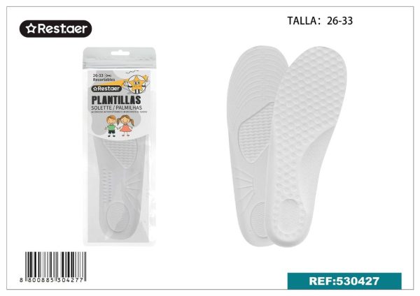Plantillas de espuma para zapatos deportivos (número 26-33) - Accesorios de costura
