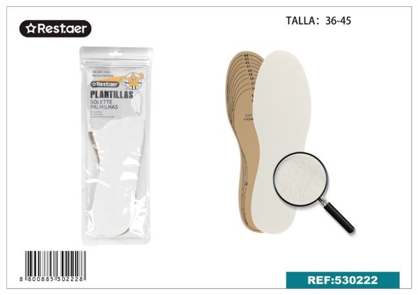 Plantillas de látex de 5mm (T:36-45) - Accesorios de mercería y plantillas