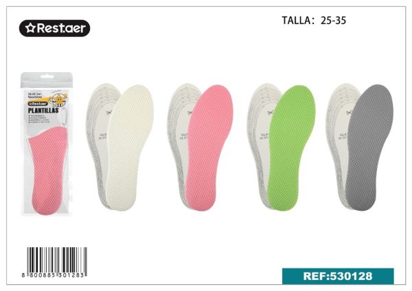Plantillas de látex para niños - Mercería y calzado