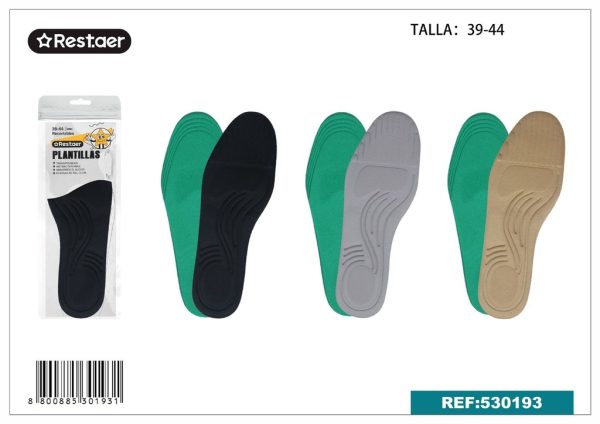 Plantillas de masaje 28.5x10cm - Plantillas para zapatos