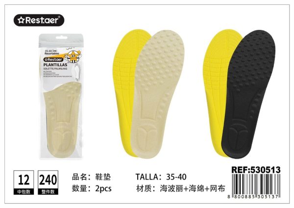 Plantillas de masaje con puntos (mujer) T35-40 - Accesorios para calzado