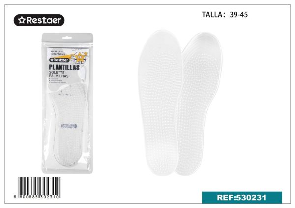 Plantillas de masaje con puntos redondos (tamaño 39-45) - Mercería