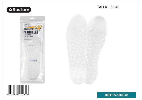Plantillas de masaje de PU para mujer 35-40 - Accesorios de calzado